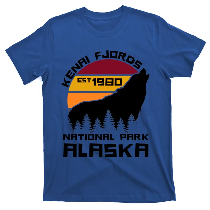 Kenai Fjords National Park Alaska Wolf Nature Outdoors Gift T-Shirt