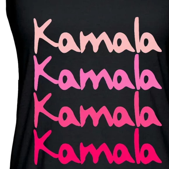 Kamala First Name Ladies Essential Flowy Tank