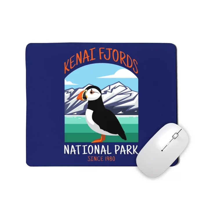 Kenai Fjords National Park Us Puffin Bird Alaska Mousepad