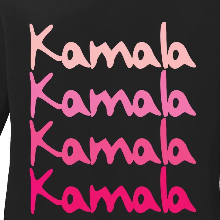 Kamala First Name Boy Girl Ladies Long Sleeve Shirt