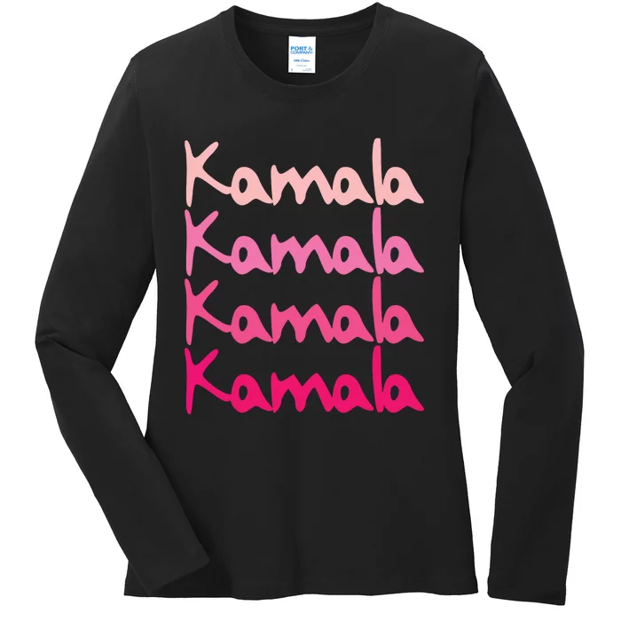 Kamala First Name Boy Girl Ladies Long Sleeve Shirt