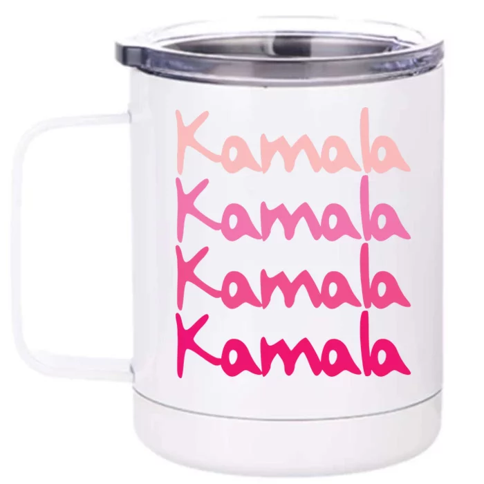 Kamala First Name Boy Girl Front & Back 12oz Stainless Steel Tumbler Cup