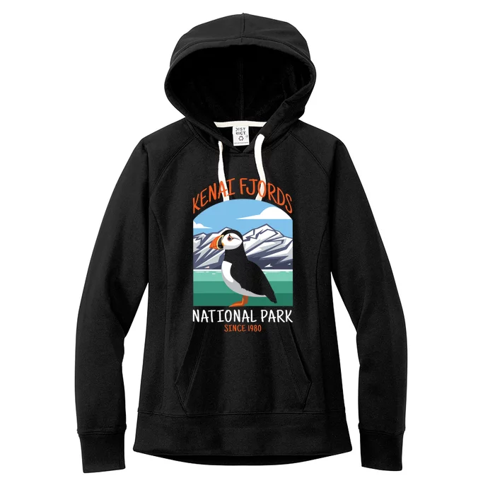 Alaska Hoodie - Retro Mountain & Birds Alaska Hooded Sweatshirt