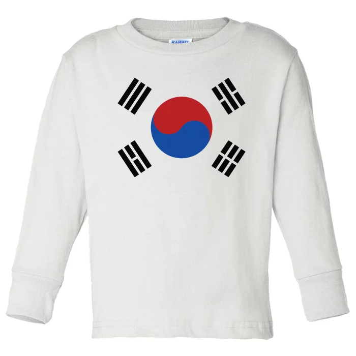 KOREAN FLAG OF KOREA Novelty Men Women Kids Gift Toddler Long Sleeve Shirt