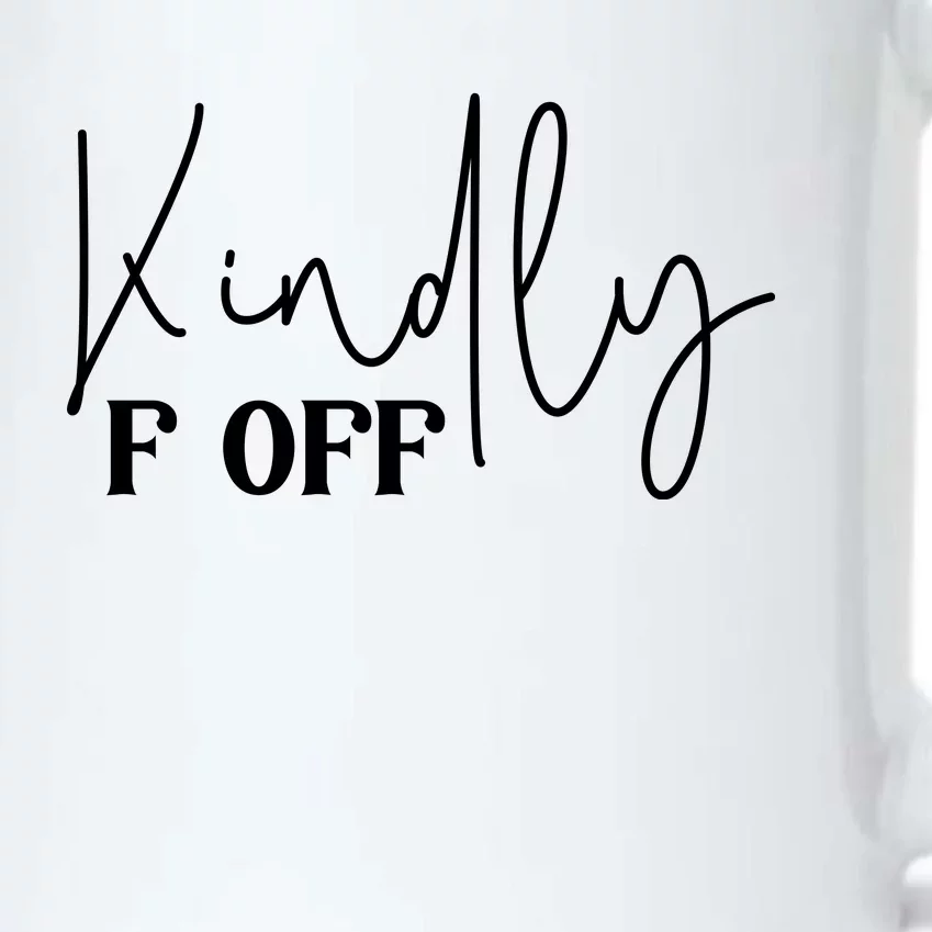 Kindly F Off Funny Png Pod Black Color Changing Mug