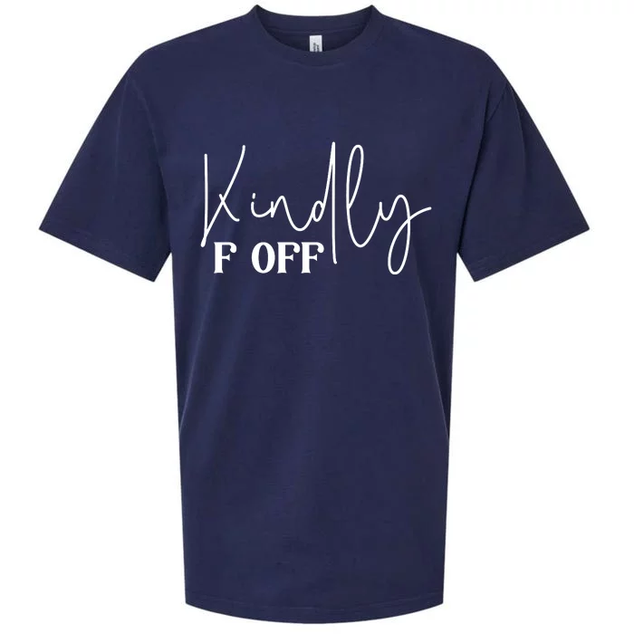 Kindly F Off Funny Png Pod Sueded Cloud Jersey T-Shirt