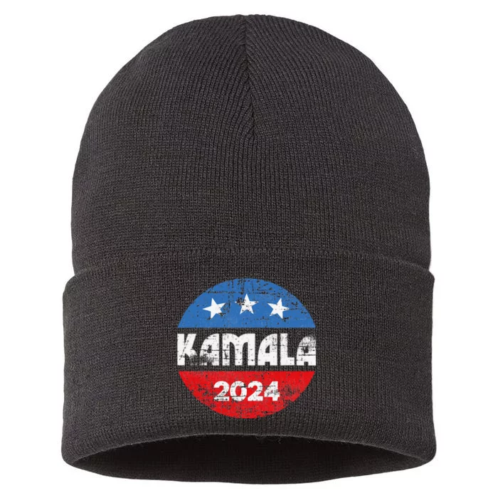 Kamala For President Kamala 2024 Sustainable Knit Beanie