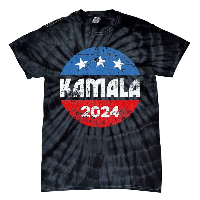 Kamala For President Kamala 2024 Tie-Dye T-Shirt