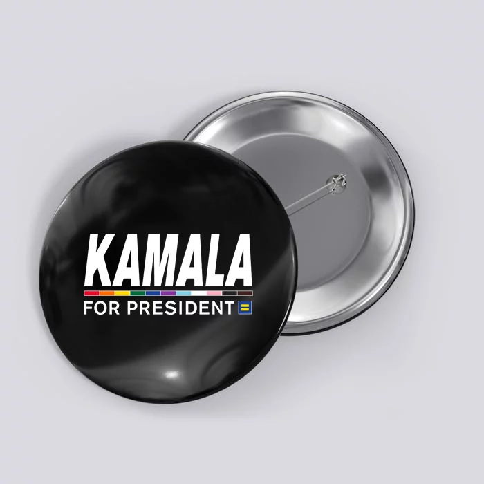 Kamala For President Pride Button