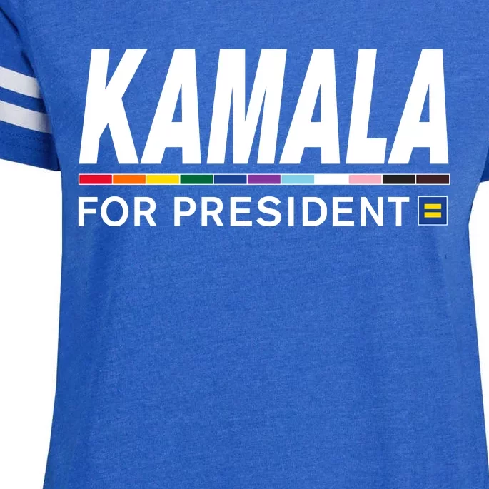 Kamala For President Pride Enza Ladies Jersey Football T-Shirt