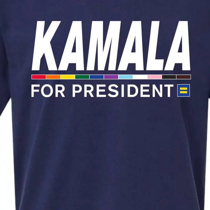 Kamala For President Pride Sueded Cloud Jersey T-Shirt