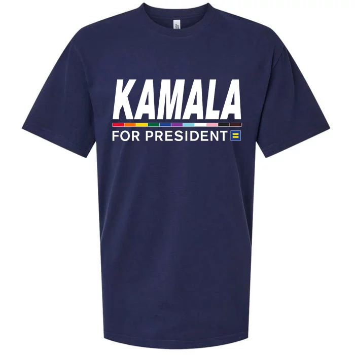 Kamala For President Pride Sueded Cloud Jersey T-Shirt