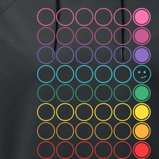 Kinda Funny Pride Buttons Performance Fleece Hoodie