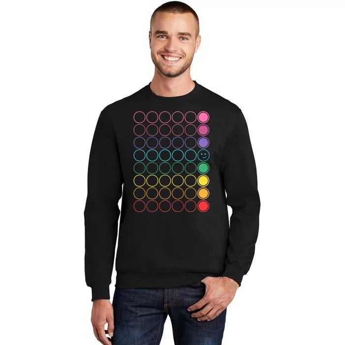 Kinda Funny Pride Buttons Tall Sweatshirt