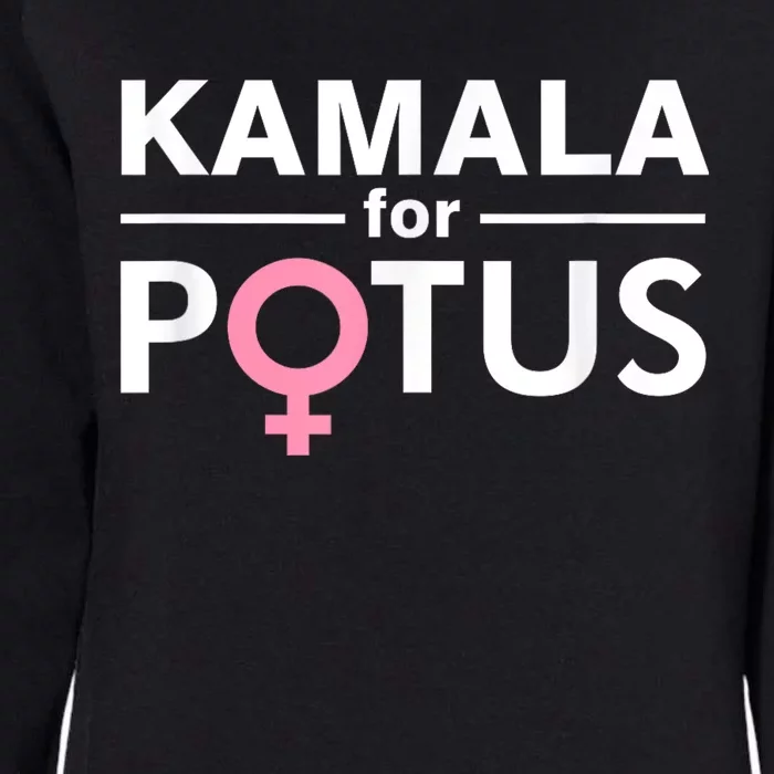 Kamala For Potus Kamala Harris The First Woman President Womens California Wash Sweatshirt