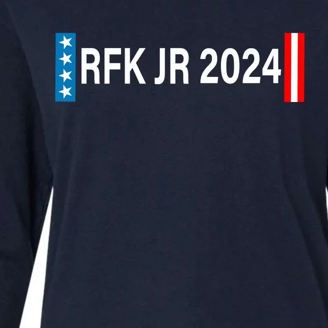 Kennedy For President 2024 Cool Flag Usa Womens Cotton Relaxed Long Sleeve T-Shirt