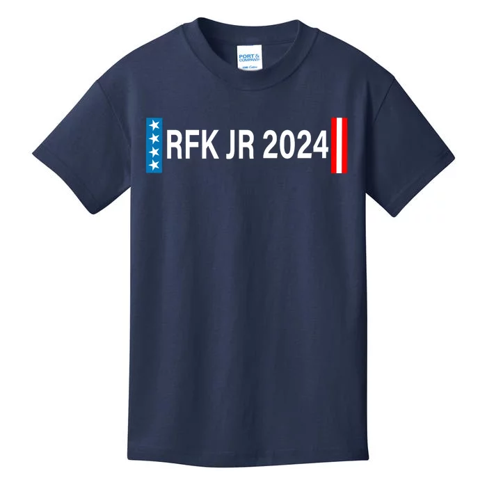 Kennedy For President 2024 Cool Flag Usa Kids T-Shirt