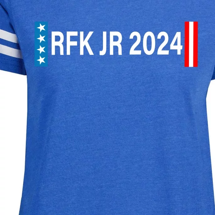 Kennedy For President 2024 Cool Flag Usa Enza Ladies Jersey Football T-Shirt