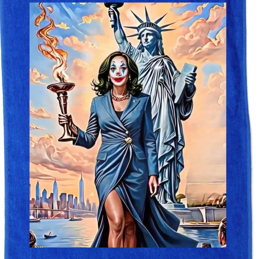 Kamla For President! #Harris2024 #Mbiooga #Clownworld Platinum Collection Golf Towel