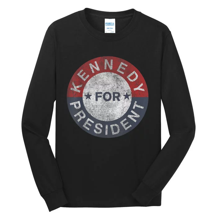 Kennedy For President JFK 1960 Tall Long Sleeve T-Shirt