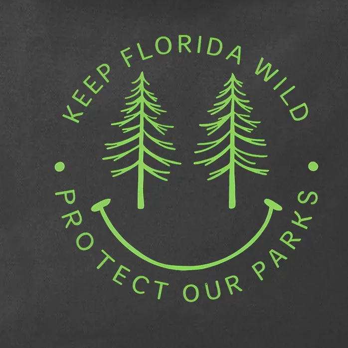 Keep FloridaS Parks Protected Florida Parks Graphic Zip Tote Bag