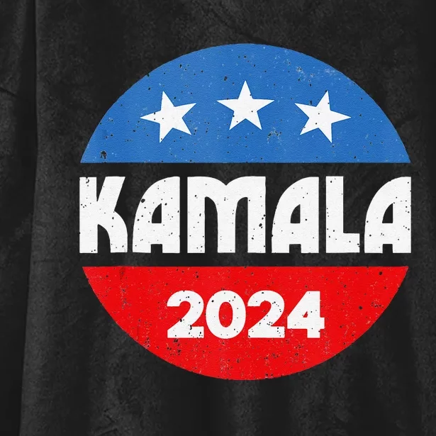 Kamala For President Kamala 2024 Hooded Wearable Blanket