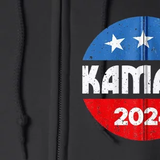 Kamala For President Kamala 2024 Full Zip Hoodie