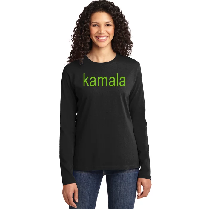 Kamala For President SheS No Brat! Vote Blue Ladies Long Sleeve Shirt