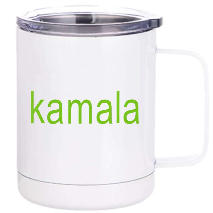 Kamala For President SheS No Brat! Vote Blue Front & Back 12oz Stainless Steel Tumbler Cup