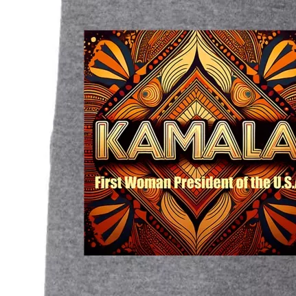 Kamala For President Doggie 3-End Fleece Hoodie