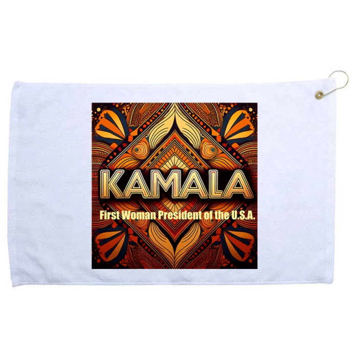 Kamala For President Grommeted Golf Towel