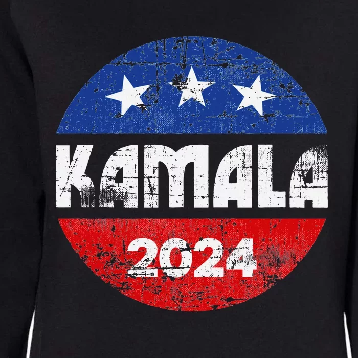 Kamala For President Kamala 2024 Long Sleeve Womens California Wash Sweatshirt