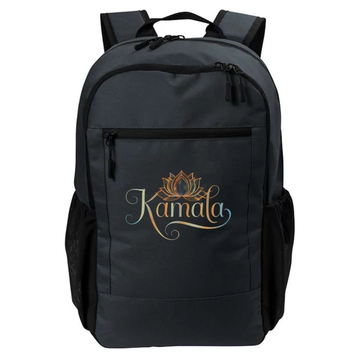 Kamala For President Lotus Flower Vote Blue 2024 Daily Commute Backpack