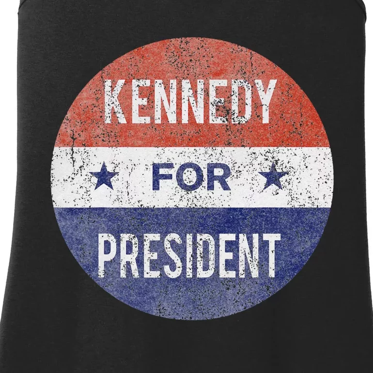 Kennedy For President JFK 1960 Election Ladies Essential Tank