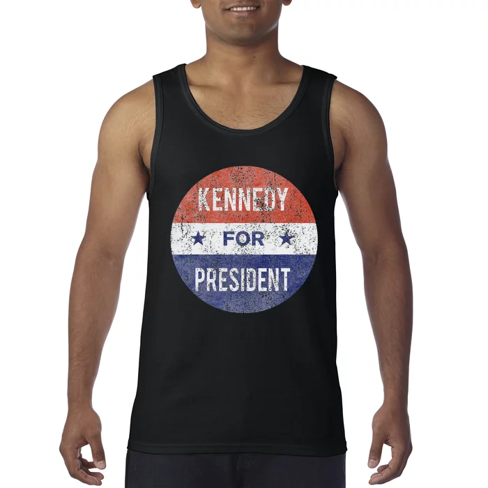 Kennedy For President JFK 1960 Election Tank Top