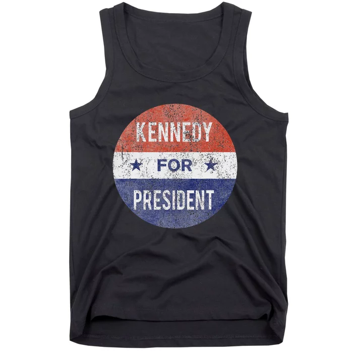 Kennedy For President JFK 1960 Election Tank Top