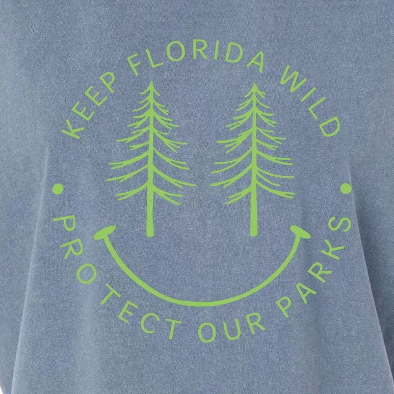 Keep Floridas Parks Protected Florida Parks Graphic Garment-Dyed Women's Muscle Tee