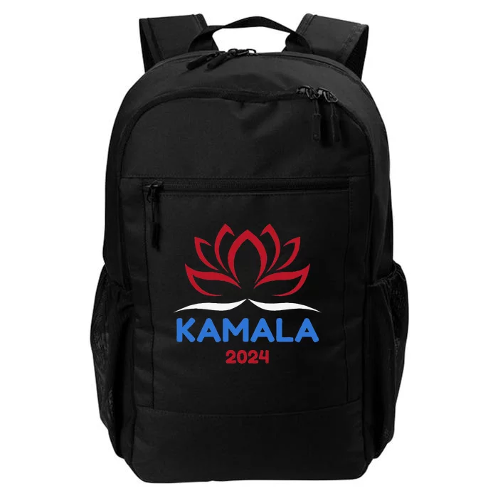 Kamala For President 2024 Sanskrit Lotus Design Daily Commute Backpack