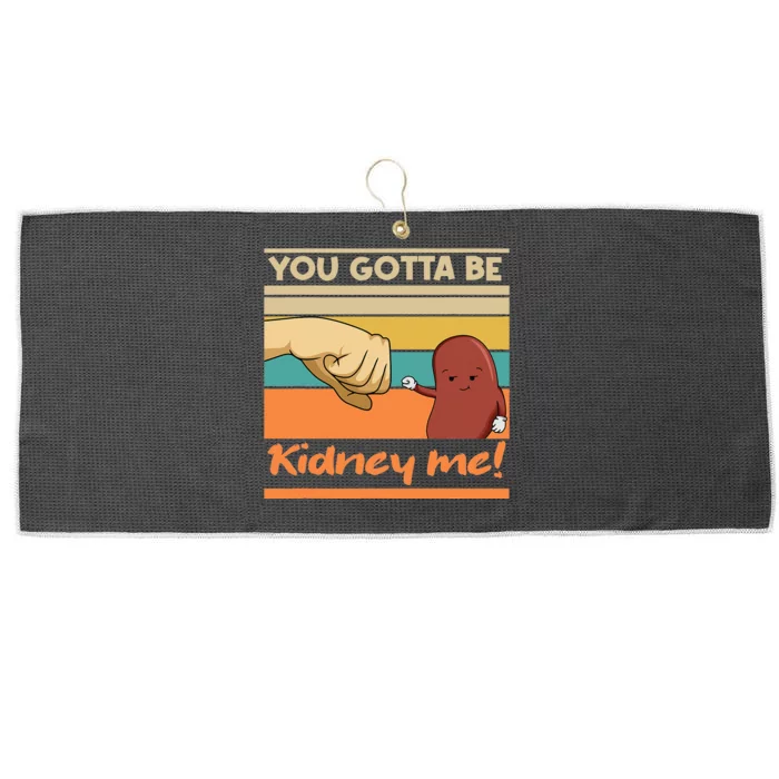 Kidney Funny Pun For A Kidney Donor Large Microfiber Waffle Golf Towel