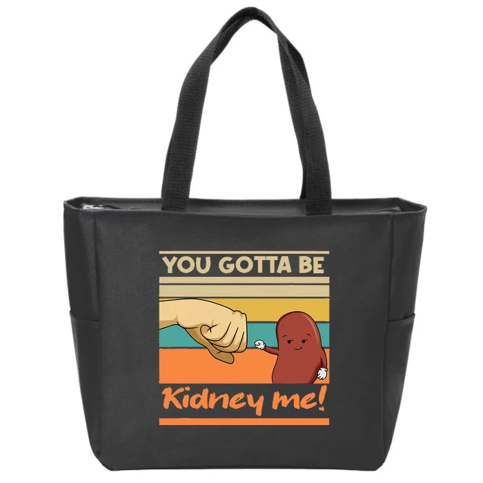 Kidney Funny Pun For A Kidney Donor Zip Tote Bag