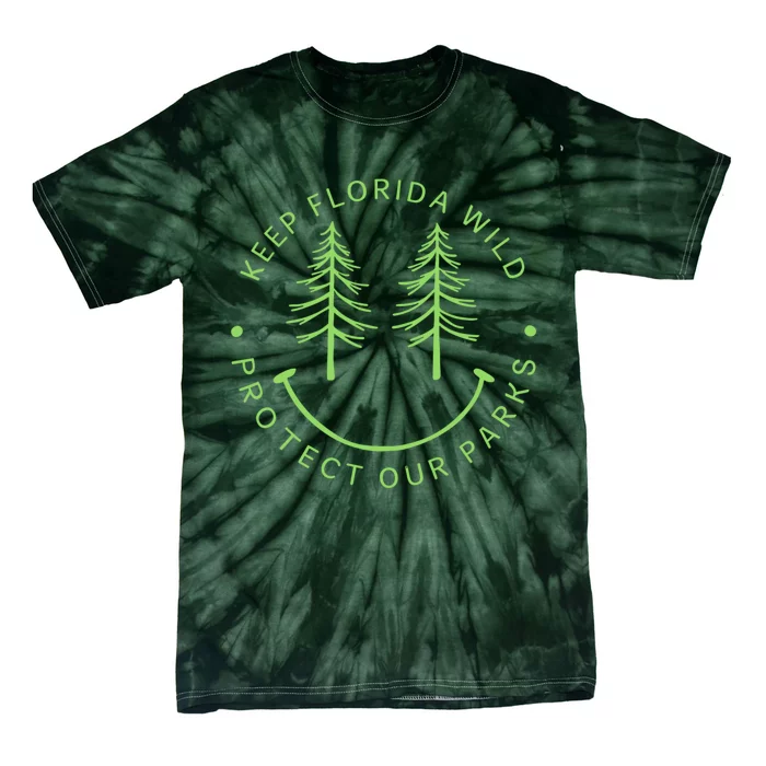 Keep FloridaS Parks Protected Florida Parks Tie-Dye T-Shirt