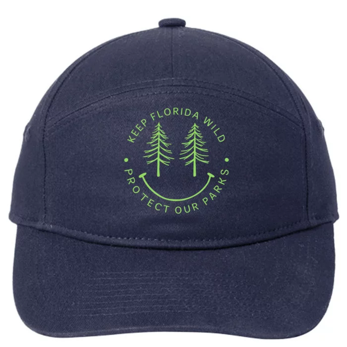 Keep FloridaS Parks Protected Florida Parks 7-Panel Snapback Hat