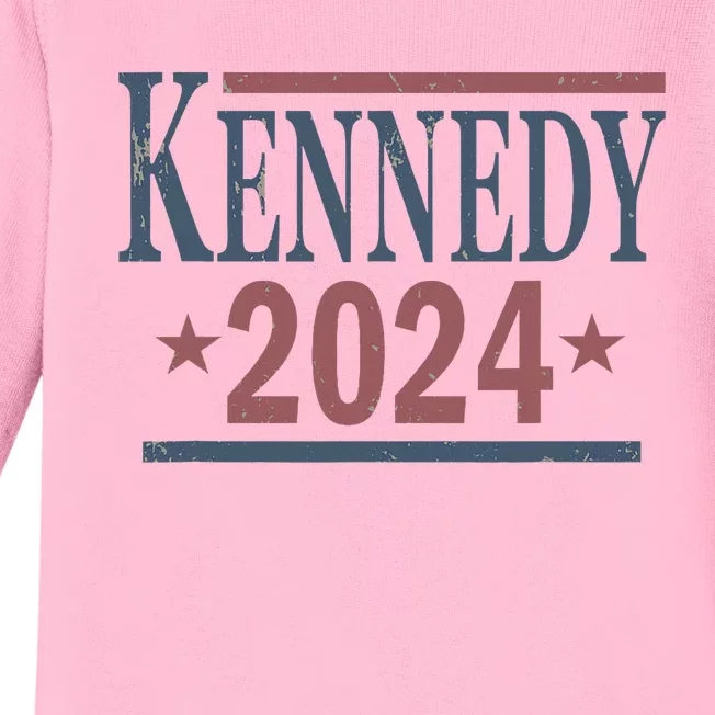 Kennedy For President In 2024 Baby Long Sleeve Bodysuit