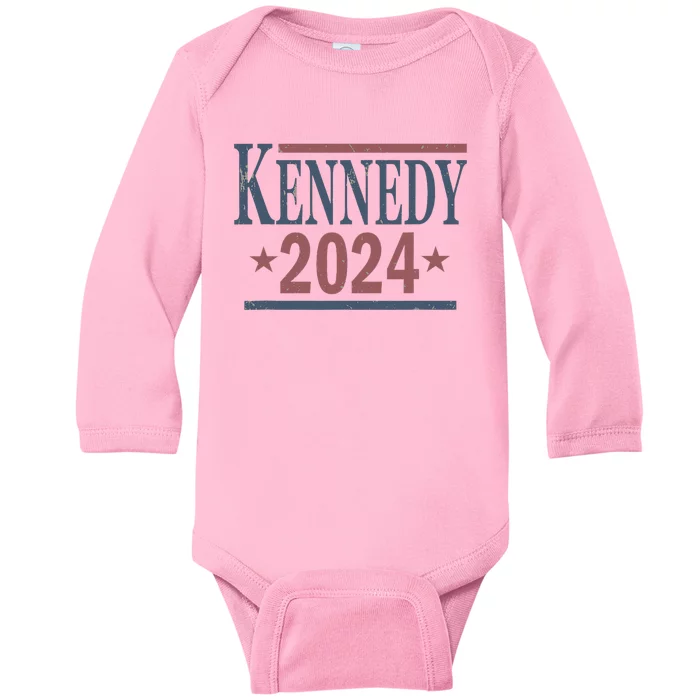 Kennedy For President In 2024 Baby Long Sleeve Bodysuit