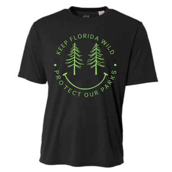 Keep FloridaS Parks Protected Florida Parks Graphic Cooling Performance Crew T-Shirt