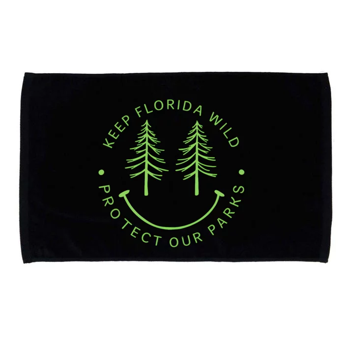 Keep FloridaS Parks Protected Florida Parks Graphic Microfiber Hand Towel