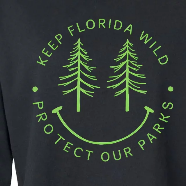 Keep FloridaS Parks Protected Florida Parks Graphic Cropped Pullover Crew