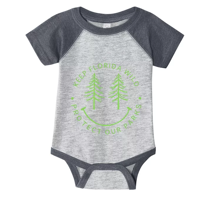 Keep FloridaS Parks Protected Florida Parks Graphic Infant Baby Jersey Bodysuit