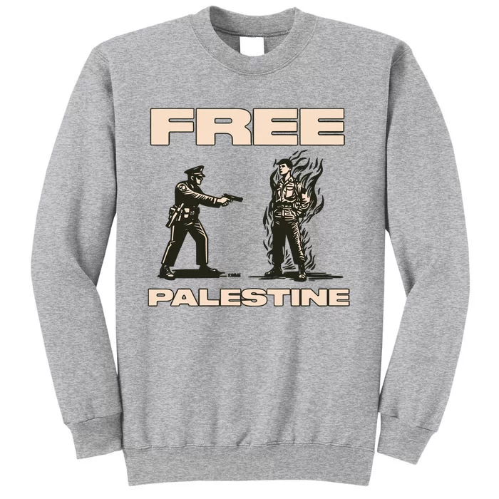 Krime Free Palestine Tall Sweatshirt