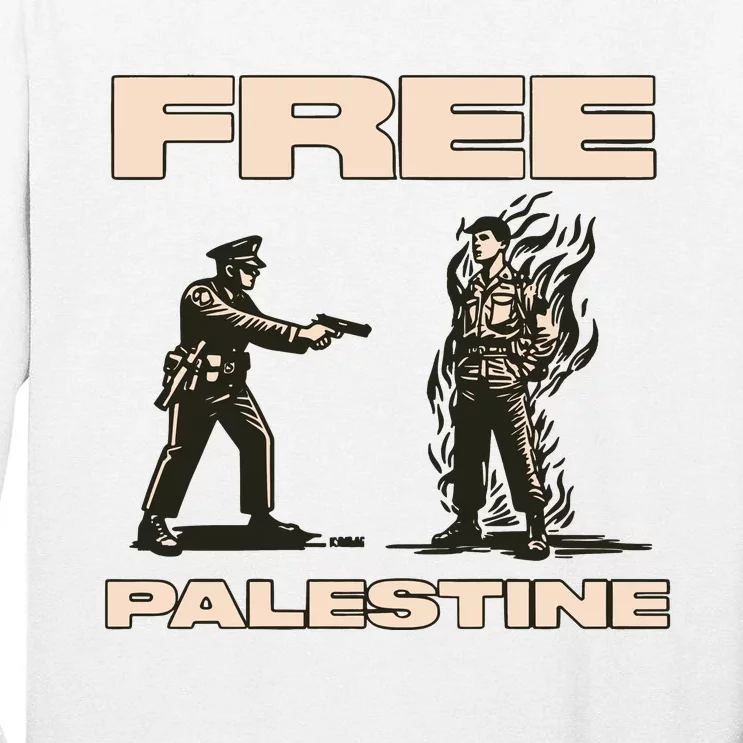 Krime Free Palestine Tall Long Sleeve T-Shirt